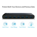 
TPLINK USB 3.0 7-Port Hub with 2 Charging Ports UH720