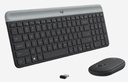 Logi Slim Wireless Keyboard and Mouse Combo MK470 - Graphite