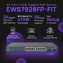 EnGenius Fit 410W PoE+ 24 Port Gigabit Switch
EWS7928FP-FIT