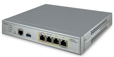 Engenius Cloud Managed SD-WAN Security Gateway with Quad Core 1.6GHz and 4x 2.5G ports ESG510

