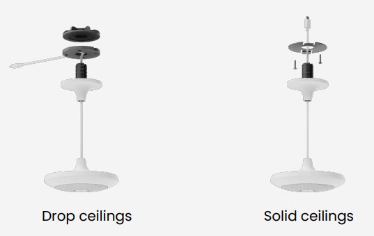 LOGI Mic Pod Pendant mount off white #952-000123