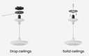 LOGI Mic Pod Pendant mount off white #952-000123