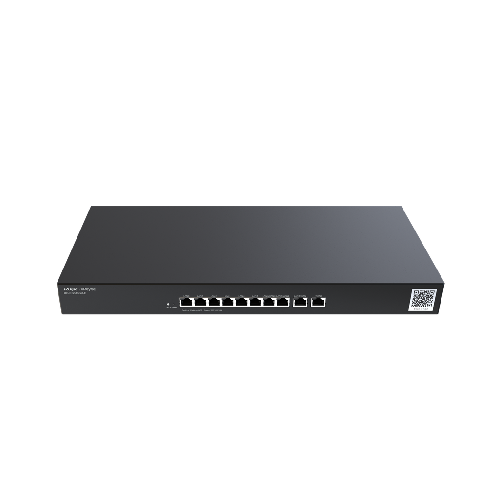 Rujie RG-EG310GH-E, Reyee 10-Port High-Performance Cloud Managed Office Router
