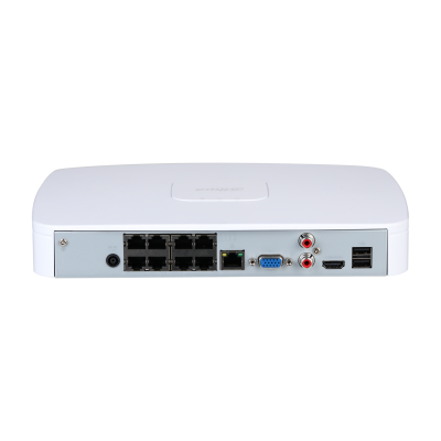 Dahua NVR2108-8P-I2 8 Channel Smart 1U 8PoE 1HDD WizSense
