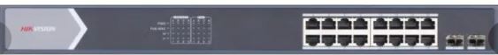 Hikvision DS-3E0518P-E/M 16 Port Gigabit Unmanaged POE Switch