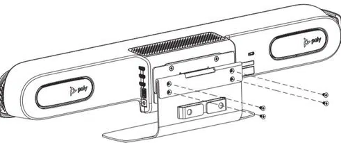 Poly Studio X50 Optional Table Stand Poly  X50- stand for speaker   2215-86538-001