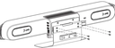 Poly Studio X50 Optional Table Stand Poly  X50- stand for speaker   2215-86538-001