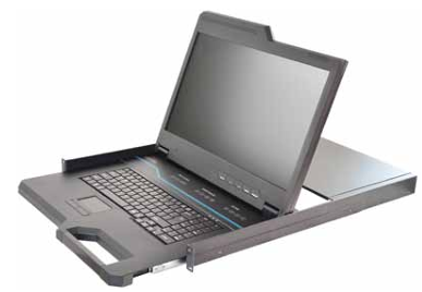 Vertiv CfP 18.5 LCD ConsoLe Flat Pack Local Rack AccessCFP185KMM8-101