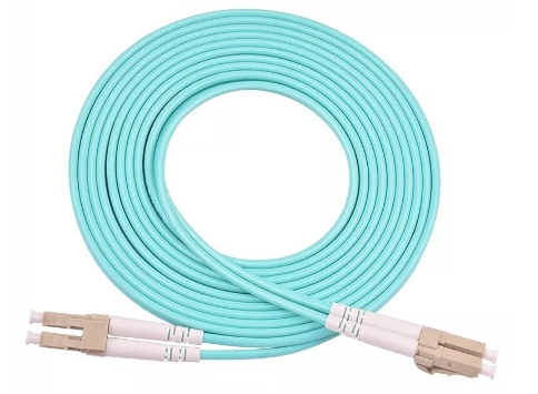 FIBER-REX LC-LC MM(OM3) Duplex Fiber Patchcord, (AQUA)  3.0mm, 2m (12.10.22)	MM-LC-LC-OM3-0020-L