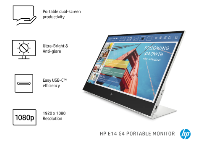 HP E14 G4 Portable Monitor (1B065AA)