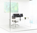 B TECH Full Motion Twin Screen Desk Mount BT7384 Dual Articulated Arms