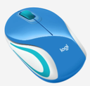 LOGITECH M187 WLESS MINIMOUSE PALACEBLUE