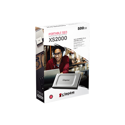 Kingston XS2000 External Solid State Drive (SSD) USB Type-C 3.2 Gen 2x2 Portable Drive