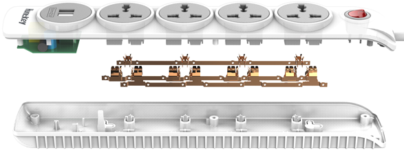 Huntkey Power Strips SZN507