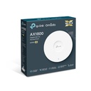 
TPLINK AX1800 Ceiling Mount Dual-Band Wi-Fi 6 Access Point EAP620 HD