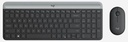 Logitech Slim Wireless Keyboard and Mouse Combo MK470 - Graphite