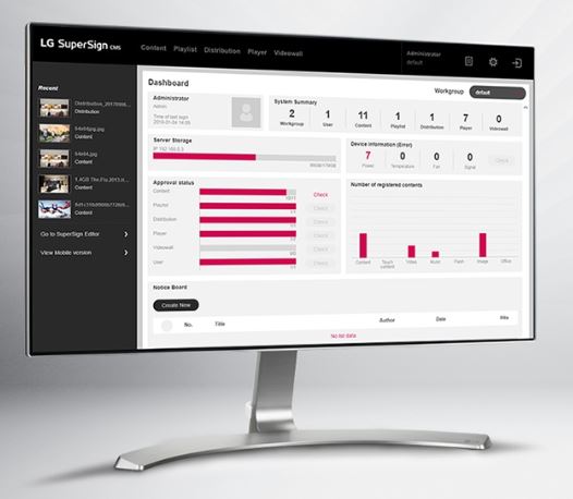 LG  LWSMB (Supersign) CMS