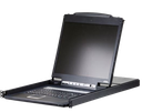 Aten 8P PS/2-USB VGA LCD KVM SWITCH W/USA KB CL1308N
