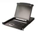 Aten 17"16P PS/2-USB VGA LCD KVM IP SW. W/US KB W/EU CORD ATEN CL5716IM