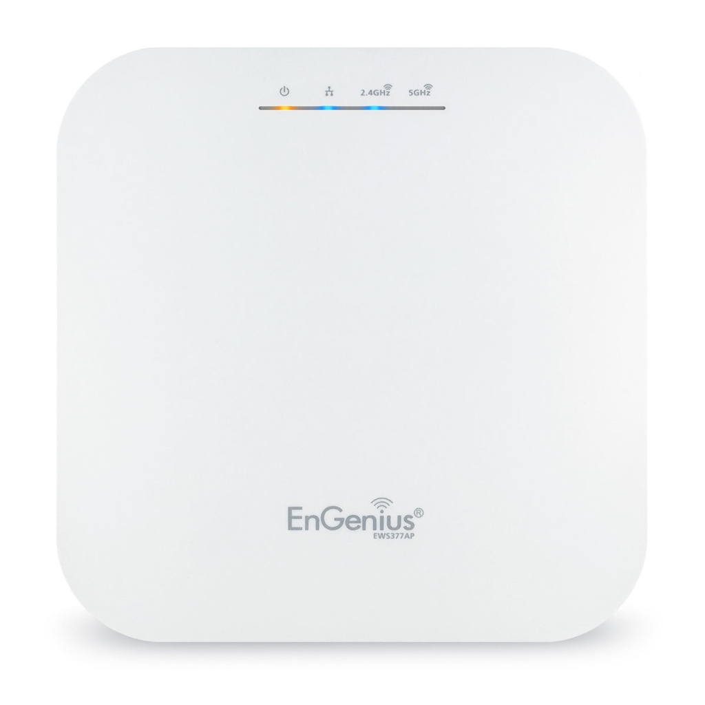 EnGenius EWS377AP Wi-Fi 6 4x4 Managed Indoor Wireless Access Point features 802.11ax