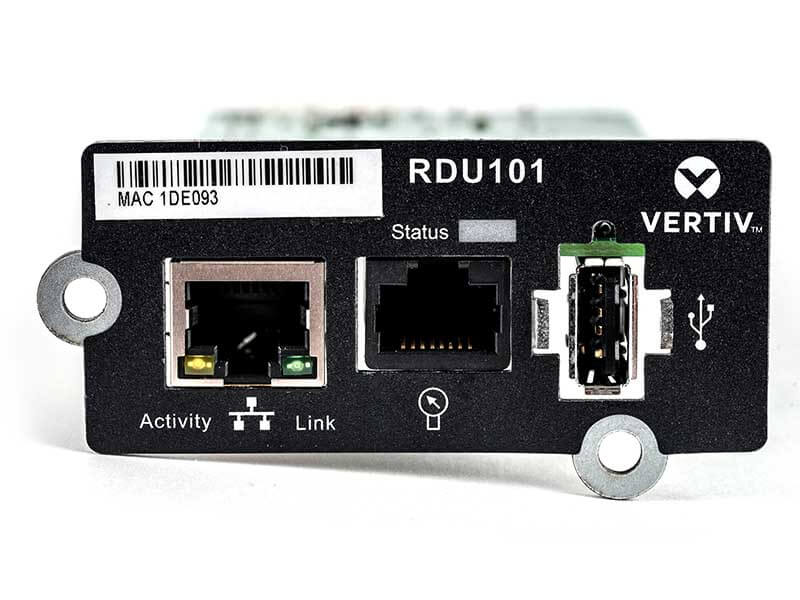 Vertiv RDU101 Web/SNMP management card for GXT5