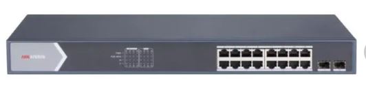 Hikvision DS-3E0518P-E/M 16 Port Gigabit Unmanaged POE Switch