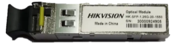 Hikvision HK-SFP-1.25G-20-1550 GbE SFP LC Fiber Transceiver [TX1550nm/1.25G, RX1310nm/1.25G, 20km]