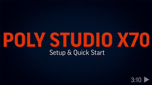 Installation Cost Poly Studio  X70 & Poly TC 8