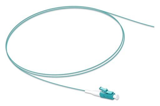 Fiber-rex LC/UPC MM OM3 FIBER Pigtail, 1.0m MM-LC-00-OM3-0010-L