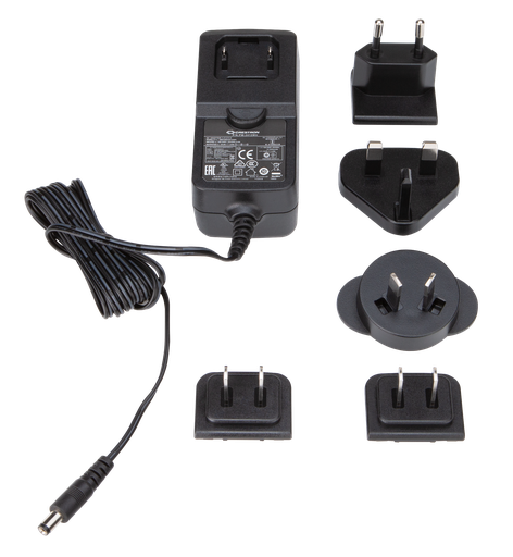 
Creston Wall Mount Power Pack, 24 VDC, 1.25 A, 2.1 mm, Universal PW-2412WU