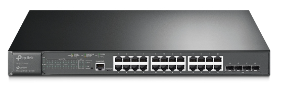 TP LINK JetStream™ 28-Port Gigabit L2+ Managed Switch with 24-Port PoE+