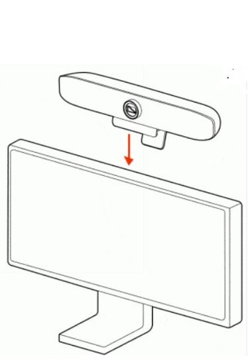 Poly Replacement display/monitor clamp for Poly Studio Studio E70 camera,