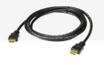ATEN HDMI 2.0 CABLE M/M 30AWG GOLD BLACK
