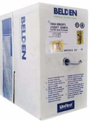 Belden 1583A Cat 5E Cable UTP Unshielded AWG24 Gray Data LAN Cable Cat5E Cat5 305 meters 1000 feet 305m 1000ft