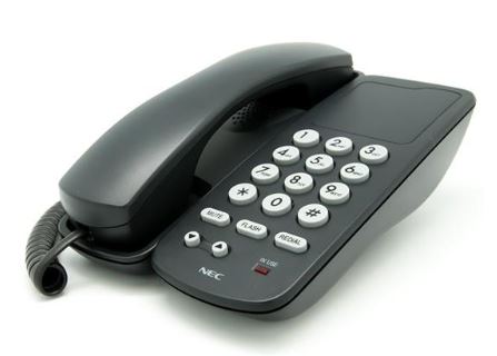 NEC	Analog Single Line Telephone (Black) AT-40 TEL (EB)