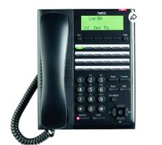NEC	TEL(BK) 24 Keys, Hybrid (4W) Multi-Line Terminal (Black) 1 	BE116514 IP7WW-24TXH-A1