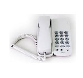 NEC	LineTelephone (Black) Analog Telephone Set w/o MWL #E111184 AT-40 Analog Single