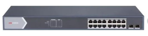 Hikvision DS-3E0518P-E/M 16 Port Gigabit Unmanaged POE Switch